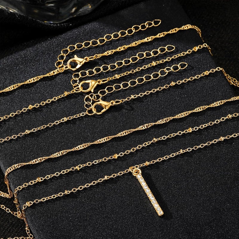 IFKM Long Gold Necklace for Women Dainty Lariat Gold Necklaces 14k Gold Plated Twist Snake Chain Y Necklace Simple Charm Trendy Jewelry Women Girls Gifts - Image 5